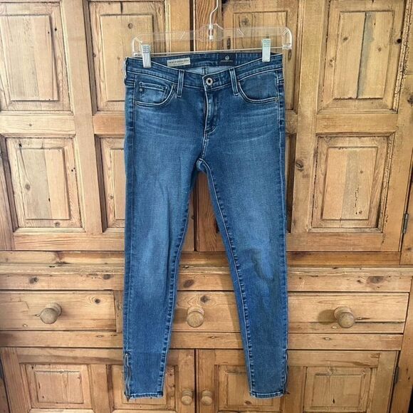 AG Adriano Goldschmied 26 Regular The Zip-Up Legging Ankle - Picture 1 of 10